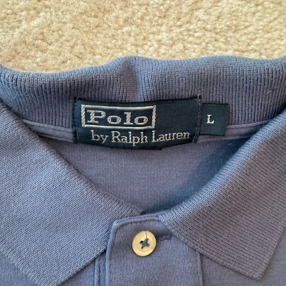 Men’s Polo Collared Short Sleeve Shirt L